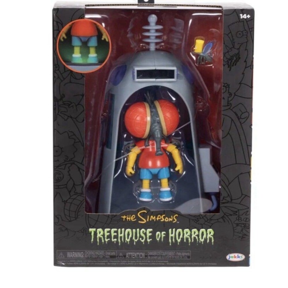 Jakks Pacific Simpsons Treehouse of Horror Fly Boy Bart 5in Figure